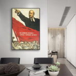 lenin propaganda poster