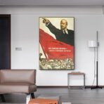 lenin propaganda poster