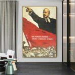 lenin propaganda poster