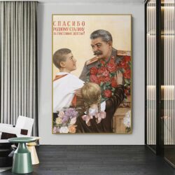 stalin propaganda poster