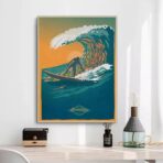 vintage surf poster 2