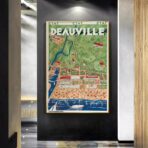 vintage deauville poster