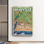 vintage deauville poster