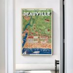 vintage deauville poster