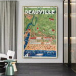 vintage deauville poster