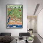 vintage deauville poster