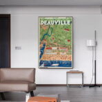 vintage deauville poster