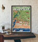 vintage deauville poster
