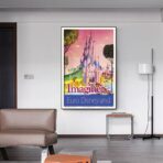 vintage disneyland poster