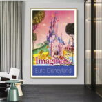vintage disneyland poster