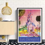vintage disneyland poster