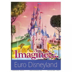 vintage disneyland poster