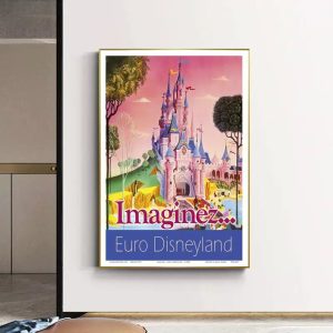 vintage disneyland poster