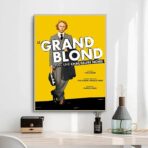 poster for the film the big blond with a black shoe