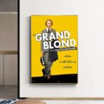 poster for the film the big blond with a black shoe