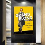 poster for the film the big blond with a black shoe
