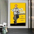 poster for the film the big blond with a black shoe