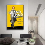 poster for the film the big blond with a black shoe