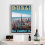 poster dubai vintage