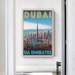 poster dubai vintage
