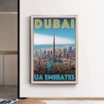 poster dubai vintage