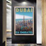 poster dubai vintage