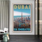 poster dubai vintage