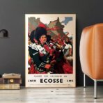 vintage scotland poster