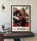vintage scotland poster
