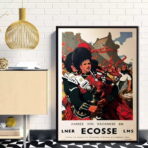 vintage scotland poster