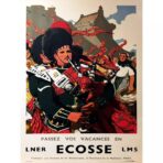 vintage scotland poster