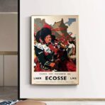 vintage scotland poster