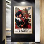 vintage scotland poster