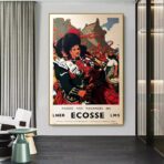 vintage scotland poster