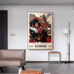 vintage scotland poster