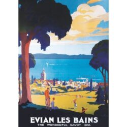 poster evian les bains
