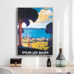 poster evian les bains