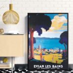 poster evian les bains