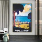 poster evian les bains