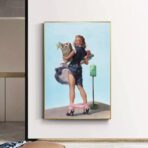 vintage woman poster 1