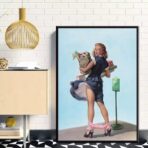 vintage woman poster 1