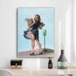 vintage woman poster 1