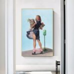 vintage woman poster 1