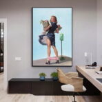 vintage woman poster 1
