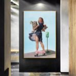 vintage woman poster 1