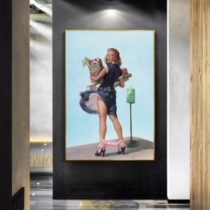 vintage woman poster 1