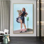 vintage woman poster 1