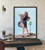 vintage woman poster 1
