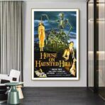 vintage horror movie poster