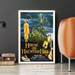vintage horror movie poster